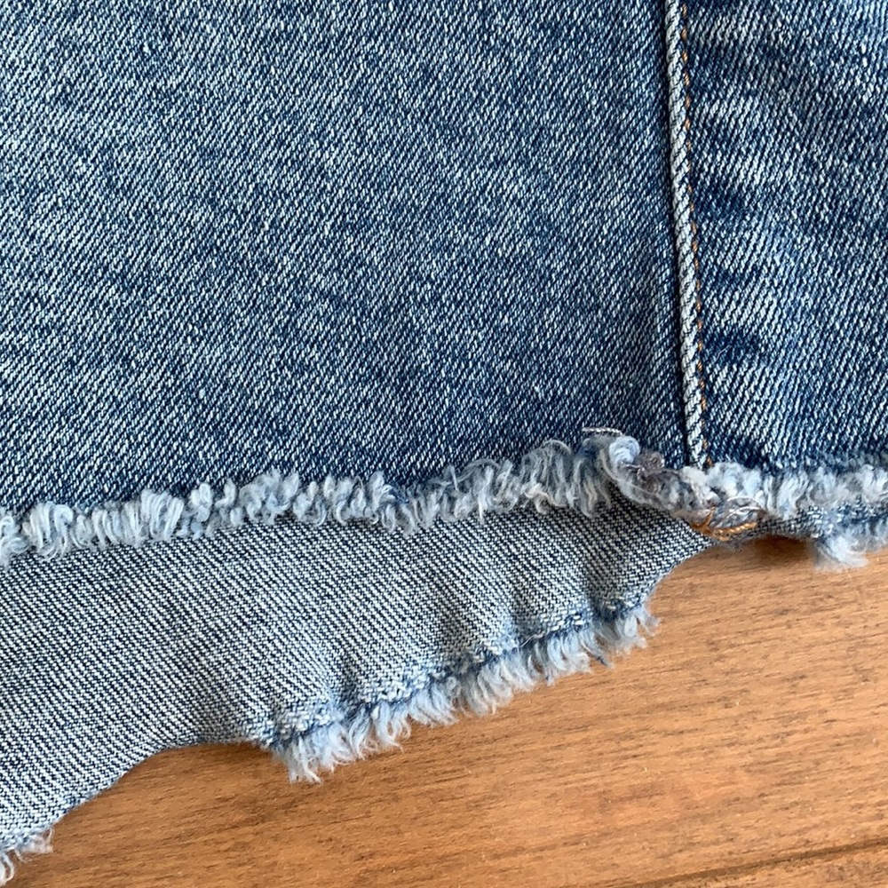 Icône | High rise denim mom short - Picture 4 of 6